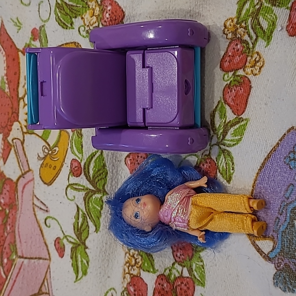 Vintage Kenner Wish World Kids Read n Speed Car and Doll